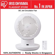 IRIS Ohyama PCF-SDS15T - Compact, Powerful | Horizontal &amp; Vertical Swing | 6" DC JET Circulator Fan | White