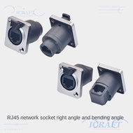 CRAFTMX RJ45 Ethernet Connector, with Rubber Cover  Cable Holder RJ45  Connector, IP65 Waterproof Hi