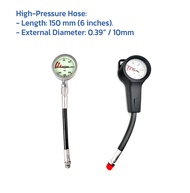 เกจวัดแรงดัน สำหรับ ดำน้ำลึก พร้อม สายสั้น/สายยาว หน้าปัดเรืองแสง Hotdive - Scuba Diving Pressure Ga