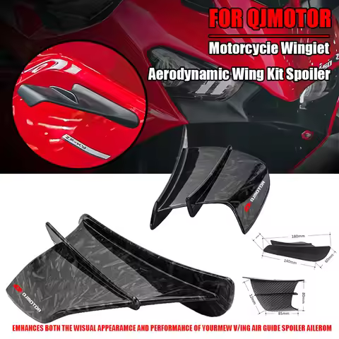 For QJMOTOR SRK250 SRK450 SRK600 SRK600RS SRK550 SRK550S SRK800 Universal Motorcycle Winglet Aerodyn