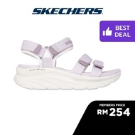 Skechers Women Sport D'Lux Walker Sea-Scape Casual Sandals - 119826-LIL Kasut Slipar Slipper, Peremp