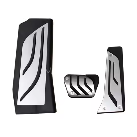 LHD Sport Footrest Foot Rest Brake Gas Accelerator Pedal Cover For 2017-2023 BMW 520i 520d 530i 530d