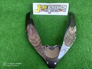 คิ้วใต้ไฟหน้า PCX 2018 คิ้วPCX คิ้ว ตัวV ตัววีPCX ตัววี ใต้ไฟหน้า คาร์บอนแท้ คาร์บอน เคฟล่า เคฟล่าแท