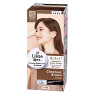 Liese Creamy Bubble Hair Color Pewarna Rambut Milk Tea Chestnut Brown