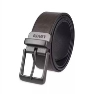 [Levis] LEVI'S Men's Leather Belt Brown/Black Double-Sided Use 11LV1226T