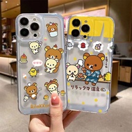 Rilakkuma cute mobile phone case for OPPO A94 F19 pro  Reno 4 5 8T 5F 7Z 8Z 4F 10 PRO 12 PRO 12F 2Z 