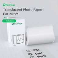 PeriPage Translucent Sticker For Thermal Pocket Mini Printer A6/A9
