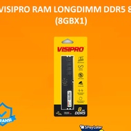 VISIPRO RAM LONGDIMM DDR5 8GB (8GBX1) 4800 mhz PC4800MHZ rom computer