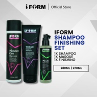 IFORM Hair Shampoo Masque Conditioner Finishing Set (280ml) - Tonic/Serum/Hair Oil