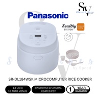PANASONIC 1.8L Microcomputer Rice Cooker SR-DL184WSK