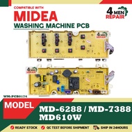 MD-6288 / MD-7388 / MD610W COMPATIBLE WITH MIDEA WASHING MACHINE PCB BOARD(CONTROL BOARD)PANEL BOARD