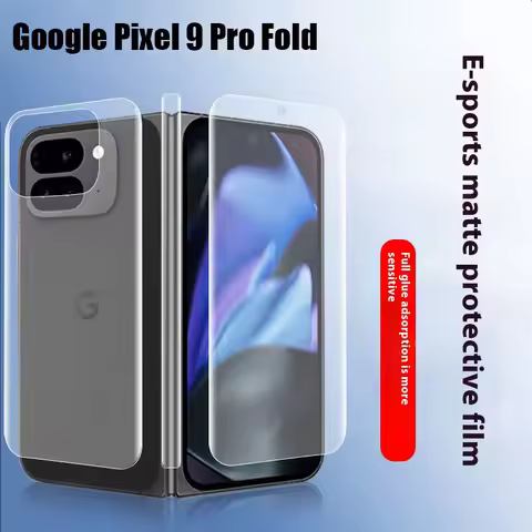 4 in1 Internal Inner Outer Hinge Matte Hydrogel Film For Google Pixel 9 Pro Fold Sticker Full Body S