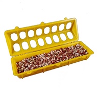 Rutin Chicken Trough 40cm Quail Feeder Chicken Feeder for Chicks Anti-Floating Feeder Anti-Spill Fee