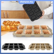 Mini Loaf Pan 8 Cavity Nonstick Small Bread Pan Carbon Steel Mini Brownie Pan Versatile Mini Bread L