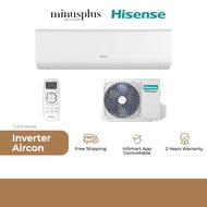Hisense 4D Auto Swing App Control Plasma Generator Inverter Air Conditioner (1.0-1.5HP) - TUGS Series