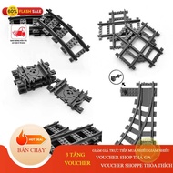 One Track Plate Used in Trains - Assemble Train Rails 53400 53401 53407 53404