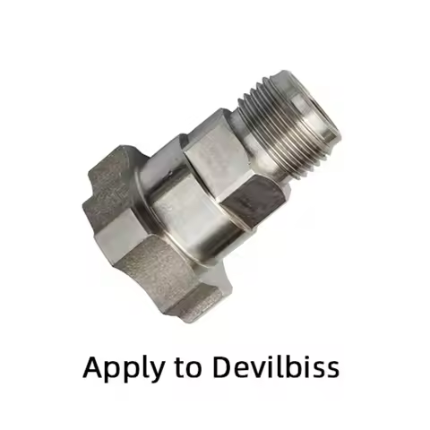 Apply To 3/8 Devilbiss ANEST 1/4 WARTE Spray Gun Inner Wire Connector PPS Adapter For Disposable Mea
