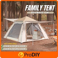 PRODIY Family Auto Camping Tent Khemah Camping Tent Waterproof Auto Tent Automatic Tent Kemah Campin