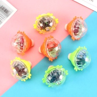 Children Educational Friction Top Luminous Top Flying Speed Rotating Flashing Top Entertainment Toy 