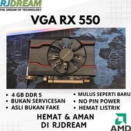 Vga Rx 550 4Gb Ddr5 Gaming Bekas Second Mulus Seperti Baru