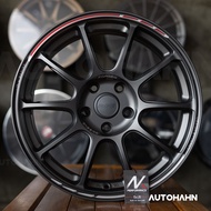 ล้อ NK Performance ขอบ 17 นิ้ว รีดเบา Flow Forming ลาย ZE40  สี TTA Gunmetal