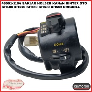 46091-1194 Saklar Holder Kanan Kawasaki Binter Gto  Kh100 Kh110 Kh250 Kh400 Kh500 Original
