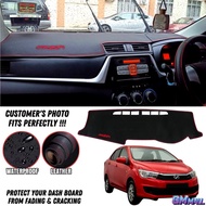 PERODUA BEZZA LEATHER DASHBOARD COVER Dashmat Protector karpet bezza Premium Papan Pemuka Kereta Bez