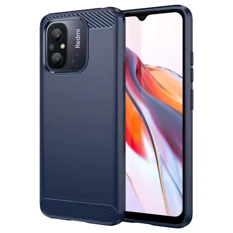 For Redmi Note 14 Pro Plus 14S Rubber Carbon Fiber Soft TPU Silicone Back Cover For Redmi 14C 13C 12