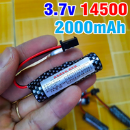 Pin 3.7v 14500 500 /800 / 2000 mah cho xe điều khiển cổng nối SM