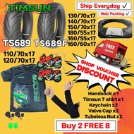 🇲🇾 Free Gifts + RM30 OFF 🔥 Timsun Tayar Motor TS689 17inch (Tubeless) 180/55x17 160/60x17 110/70x17 