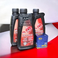 3x1L PETRO-CANADA Supreme HP 5W-20 5W20 Synthetic Blend Engine Oil + Oil filter Sesuai Axia Bezza 1.
