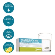 Fluimucil 600mg Effervescent Tablets Pack, 1x10 tablets
