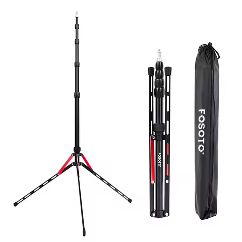 Fusitu FT-190B Red Led Light Tripod Stand 2.22m Softbox For Photo Studio Photographic Lighting Flash