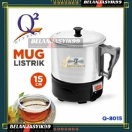 ELECTRIC MUG ELECTRIC HEATER 15 CM STAINLESS STEEL ELECTRIC MUG ELECTRIC MUG/ Q2-8015 /MUG Q2 8015