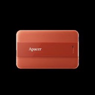 Apacer宇瞻AC237 1TB USB3.2 Gen1 2.5吋防護型行動硬碟-紅