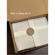100 sheets of pelure paper size 24 x 50 cm used for gift wrapping, shoe wrapping, and common moistur