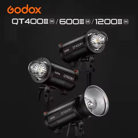 Godox QT600III QT400III QT1200III Studio Flash Strobe Light Built in 2.4G Wirless System High Speed 