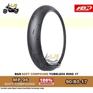 Ban Motor Soft Compound MP96 FDR 90/80-17 Tubeless Ring 17 - Ban Soft Compound - Ban Baru
