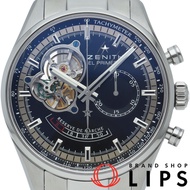 真力時 Chronomaster Open Power Reserve El Primero 腕錶 03.2080.4021/21.M2040，附錶盒、保固卡，不鏽鋼材質，男士腕錶，黑色，拋光處理，成