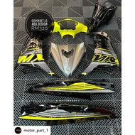COVER SET MX KING LEMON LC 135 V2 ORIGINAL ABS SIAP TANAM