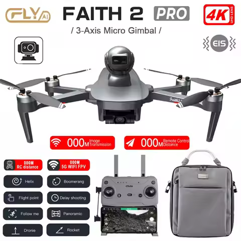 C-FLY Faith2 Pro Drone 4K Profesional 3-Axis Micro Gimbal 5G Wifi GPS Drone With HD Camera FPV Brush