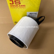 Premium engine air filter for BMW 118i 2.0L E87 2004-2011, E88 2008-2013 brand JS Asakashi Japan A01