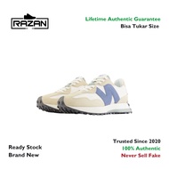 New Balance 327 White Logo Blue 100% Authentic Original