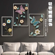 Modern Minimalist Bedroom Wall Hanging Butterfly Shadow Iron Wall Decoration Factory Crafts Metal Fl