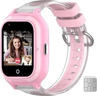 LogHog 4G Smart Watch for Kids Call and Text Boys Girls 4-12 Baby Watches with SIM Card GPS Tracker 