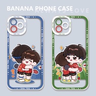 Hot Sale New Product Shatou Hug Couple Phone Case for Iphone 15 14 Pro Max 13 12 Mini 11 Pro X XS XR