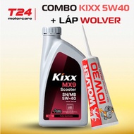 KIXX MX9 SCOOTER 5W40 lubricant oil for scooters imported from Korea