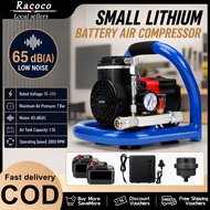 1000W Lithium Ion Cordless Air Compressor Portable Oil-Free Air Pump for Tire Inflation and Spray Pa