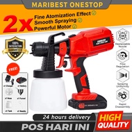 CX33 Portable 21V Cordless Battery Spray Gun 1.8MM Nozzle  Pain with 800ML Container Electric Spraye