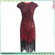 Tassel Sequin Dress Dress 1920s Retro Party Banquet Dress